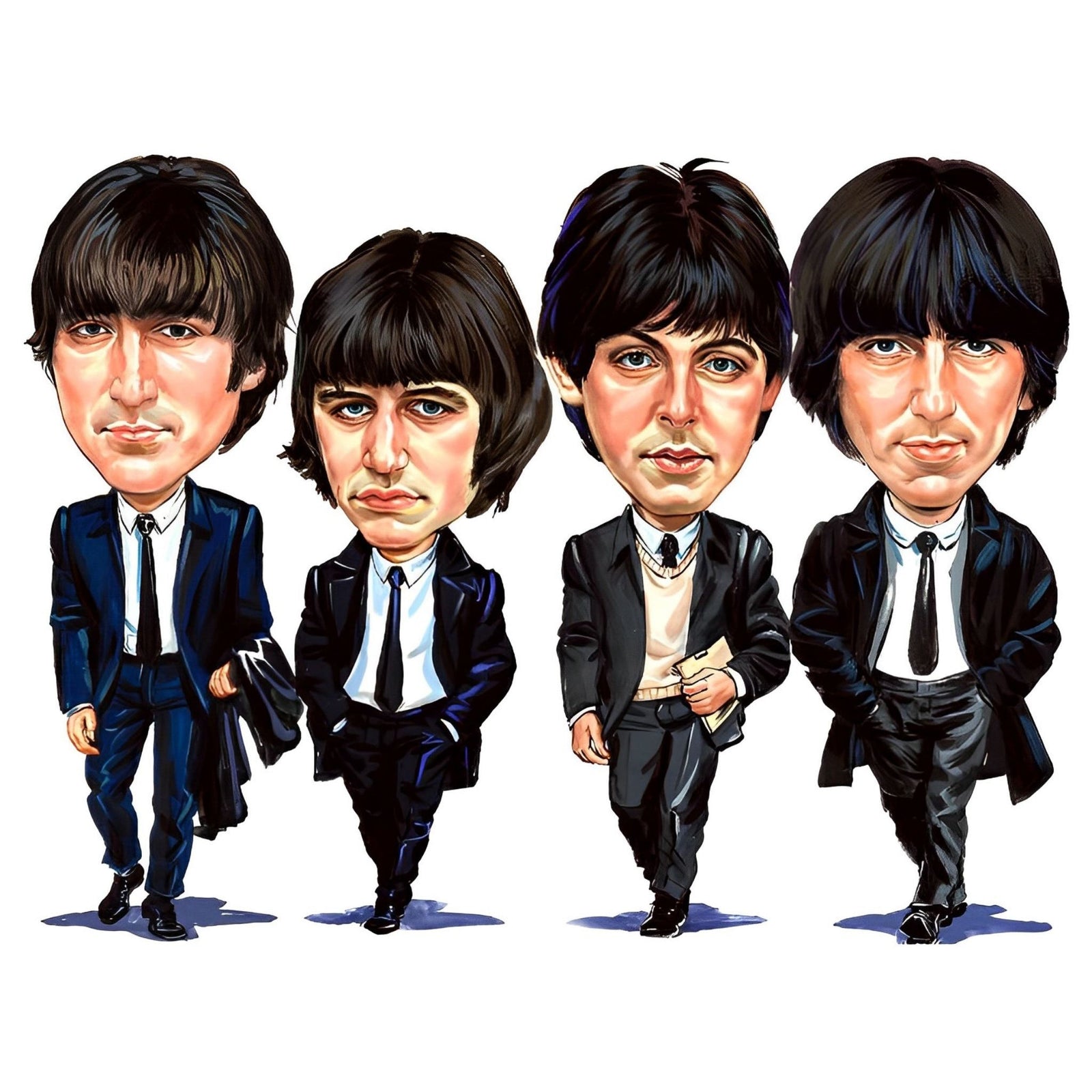 The Beatles | Diamond Painting Design - Full Drill Diamond Art with 5d Square or Round Diamonds - AB Drills Available