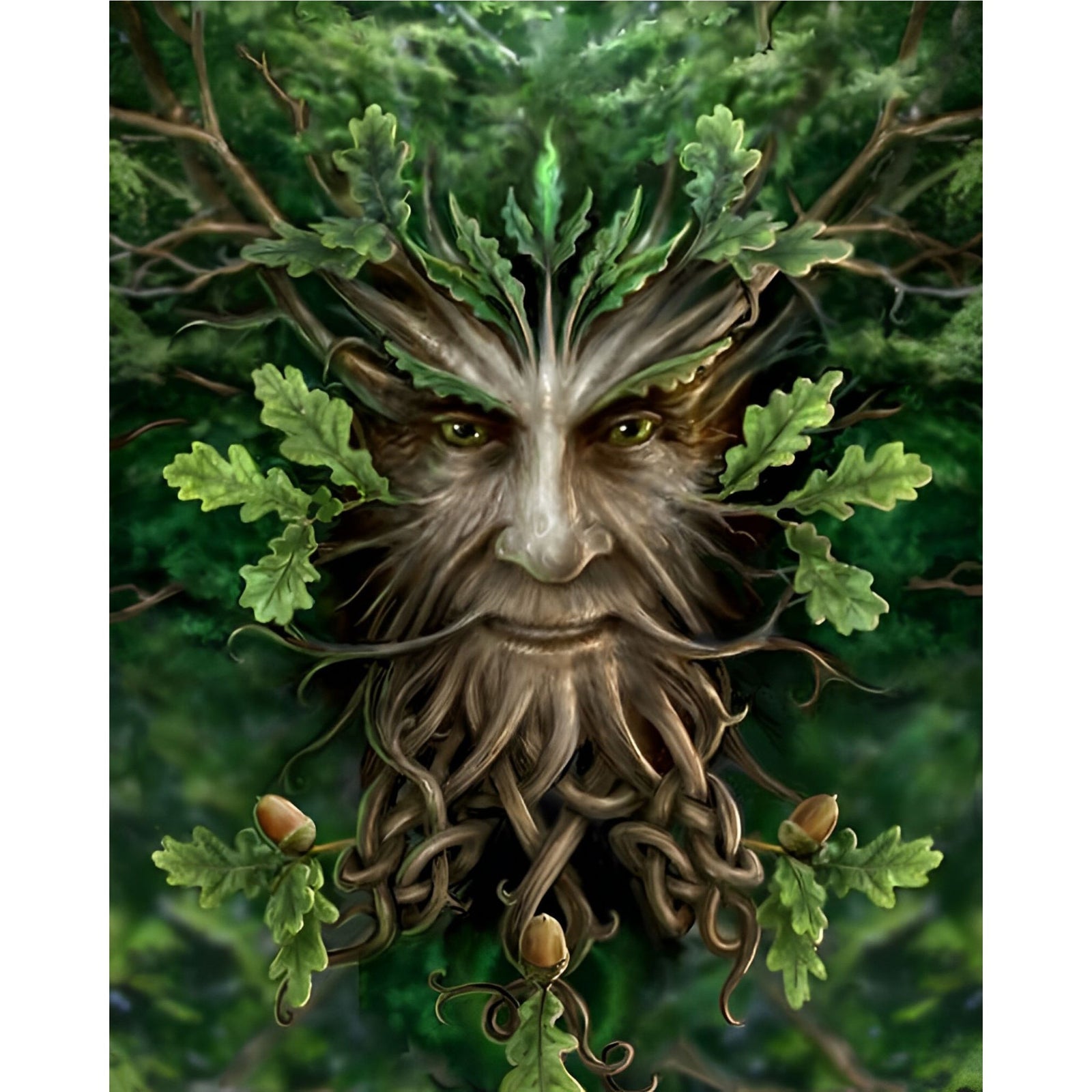 Cartoon Tree Elf | Diamond Painting Design - Full Drill Diamond Art with 5d Square or Round Diamonds - AB Drills Available