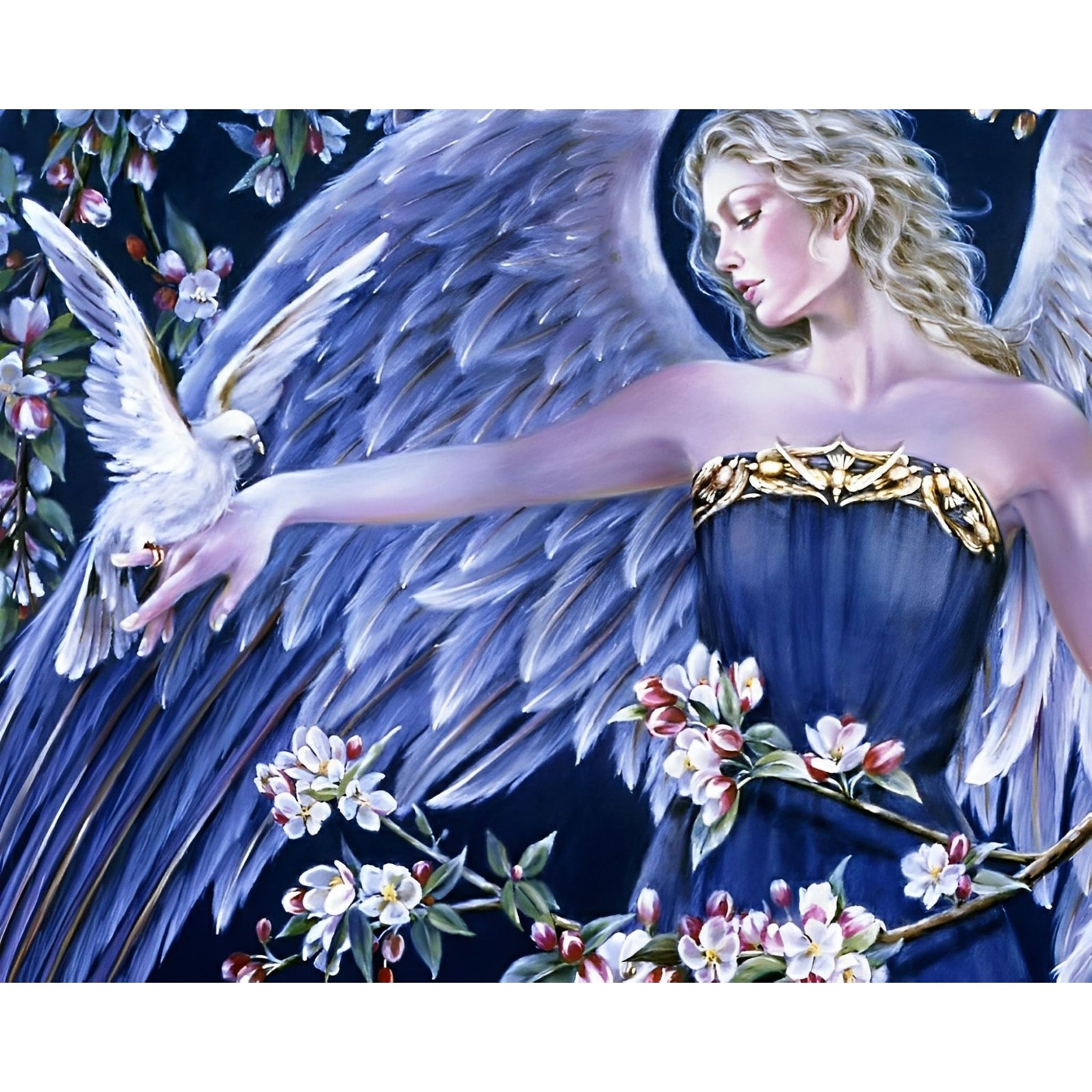 Beautiful Angel | Diamond Painting Design - Full Drill Diamond Art with 5d Square or Round Diamonds - AB Drills Available