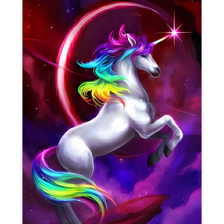 Rainbow Unicorn | Diamond Painting