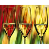 Multicolor Wine Glass | Diamond Painting Design - Full Drill Diamond Art with 5d Square or Round Diamonds - AB Drills Available