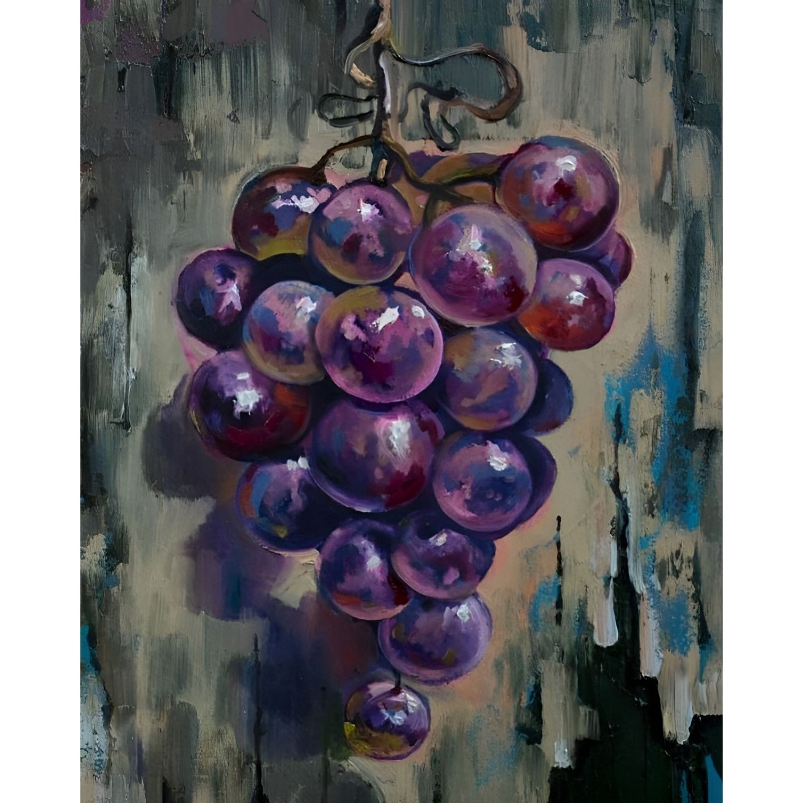 Fresh Grapes | Diamond Painting Design - Full Drill Diamond Art with 5d Square or Round Diamonds - AB Drills Available