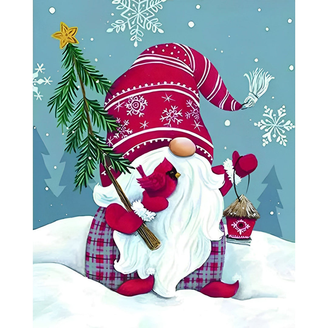 Christmas Gnomes Santa Claus | Diamond Painting