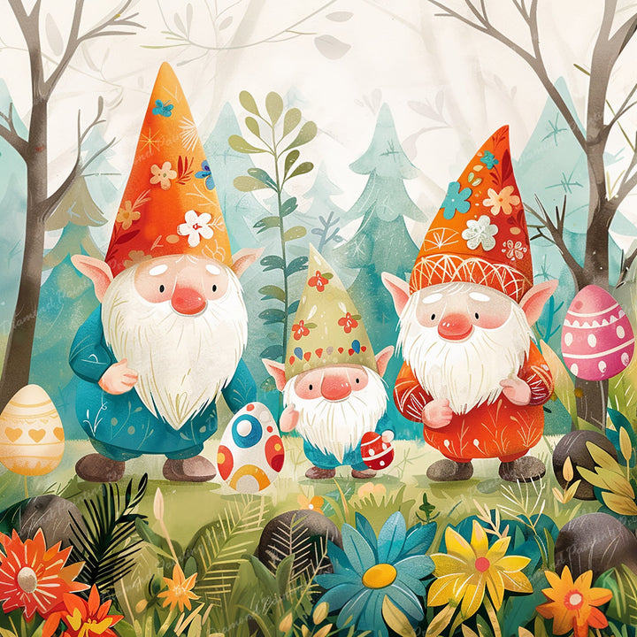 Gnome Egg Expedition | Diamond Painting