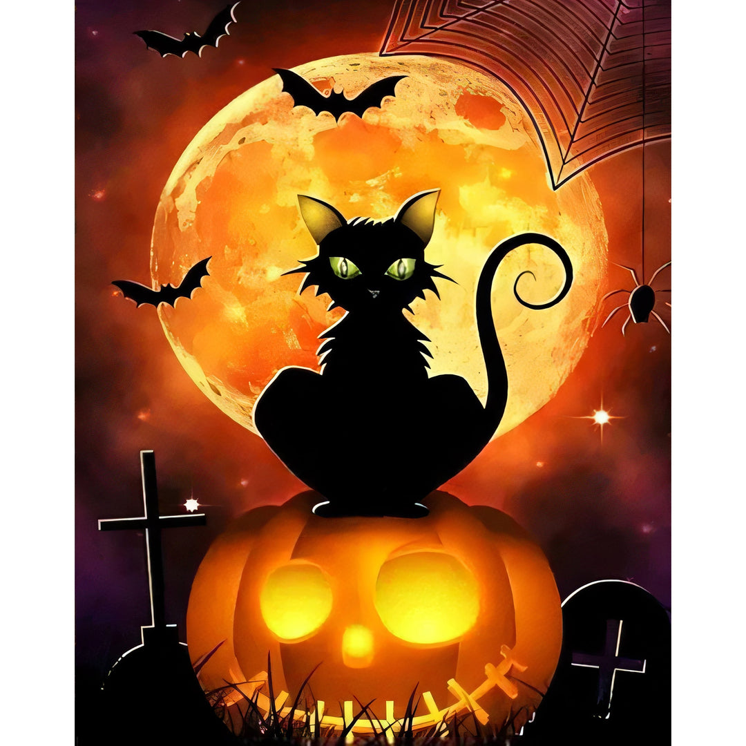 Halloween Cat | Diamond Painting