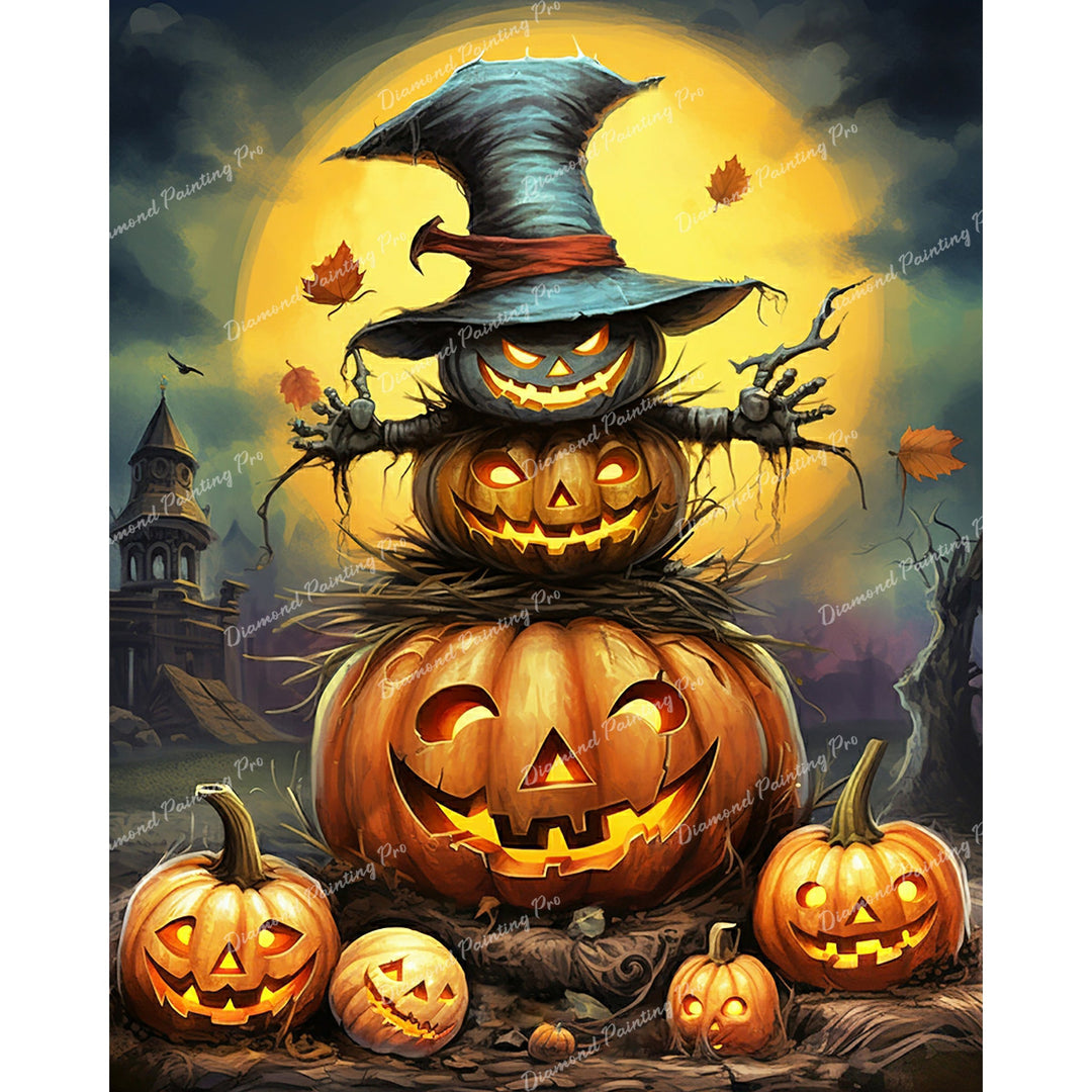 Pumpkin Scarecrow | Diamond Painting