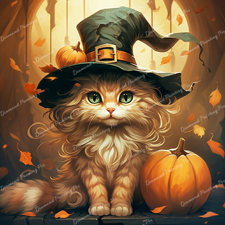 Witch Cat | Diamond Painting