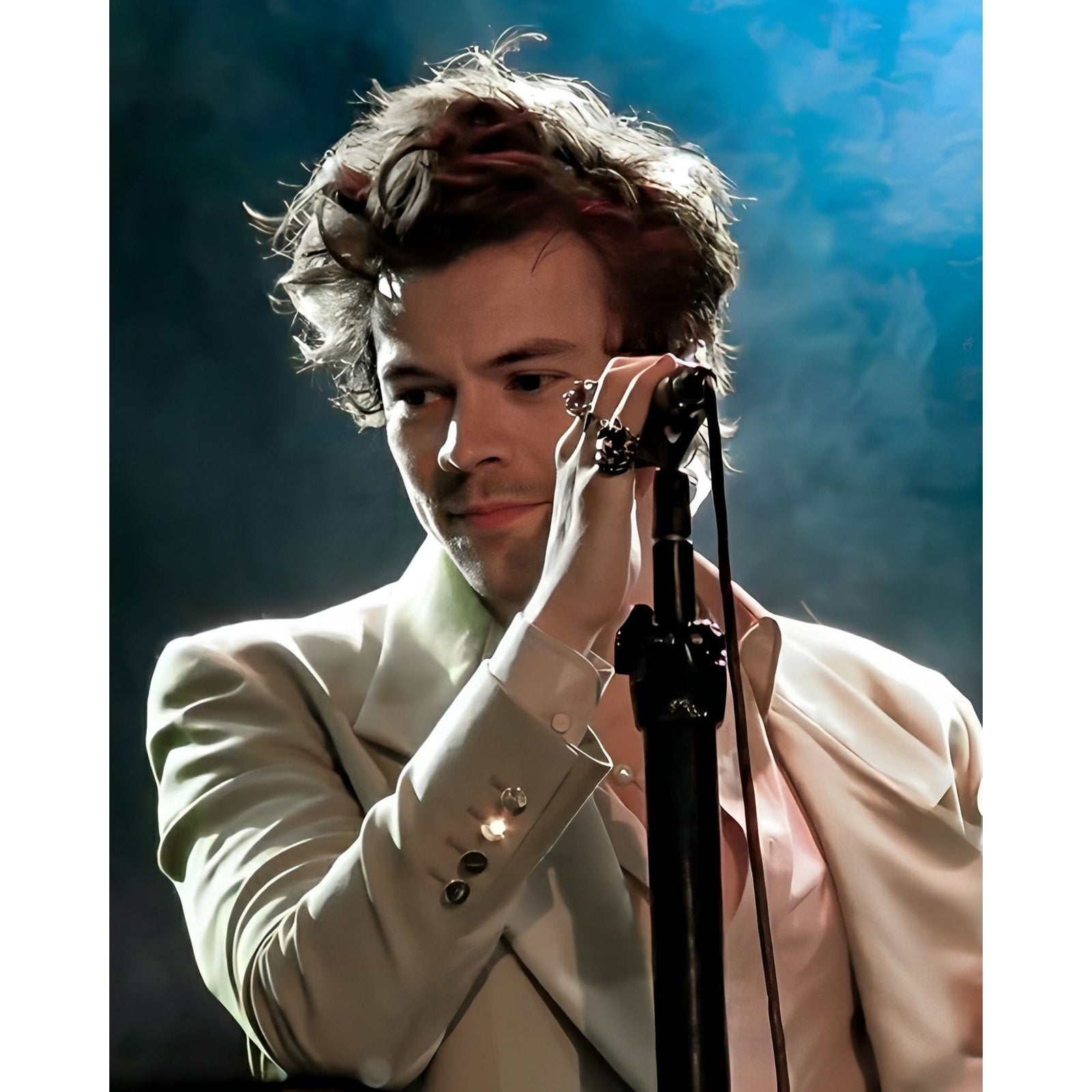 Harry Styles in Concert | Diamond Painting Design - Full Drill Diamond Art with 5d Square or Round Diamonds - AB Drills Available