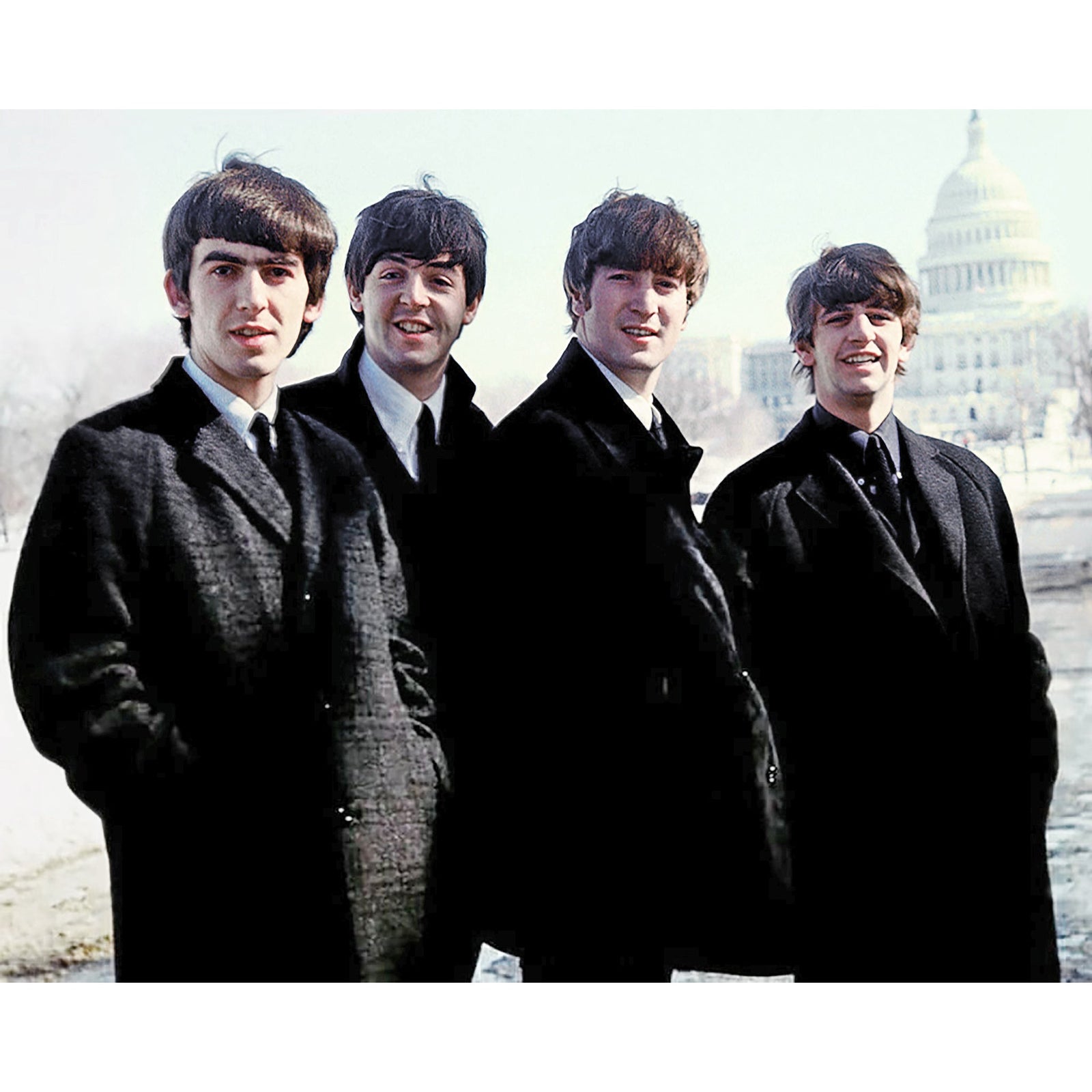 The Beatles in Black | Diamond Painting Design - Full Drill Diamond Art with 5d Square or Round Diamonds - AB Drills Available