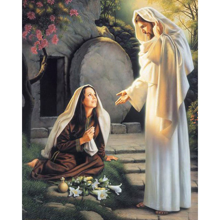 Mary Magdalene and Jesus Religious | Diamond Painting