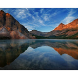 Bow Lake and Reflection in Morning | Diamond Painting Design - Full Drill Diamond Art with 5d Square or Round Diamonds - AB Drills Available