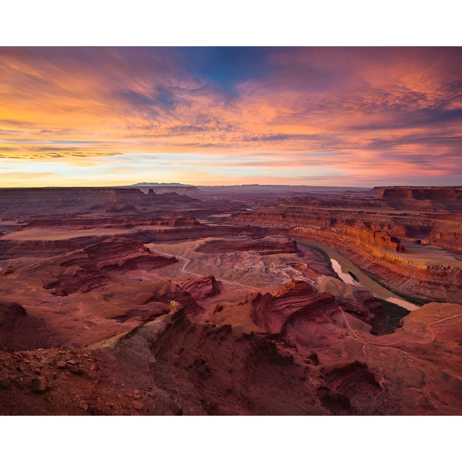 Sunrise over Dead Horse Point | Diamond Painting Design - Full Drill Diamond Art with 5d Square or Round Diamonds - AB Drills Available