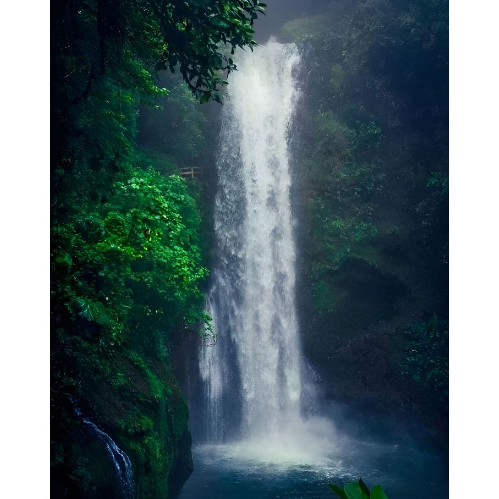 Waterfall in Costa Rica | Diamond Painting Design - Full Drill Diamond Art with 5d Square or Round Diamonds - AB Drills Available