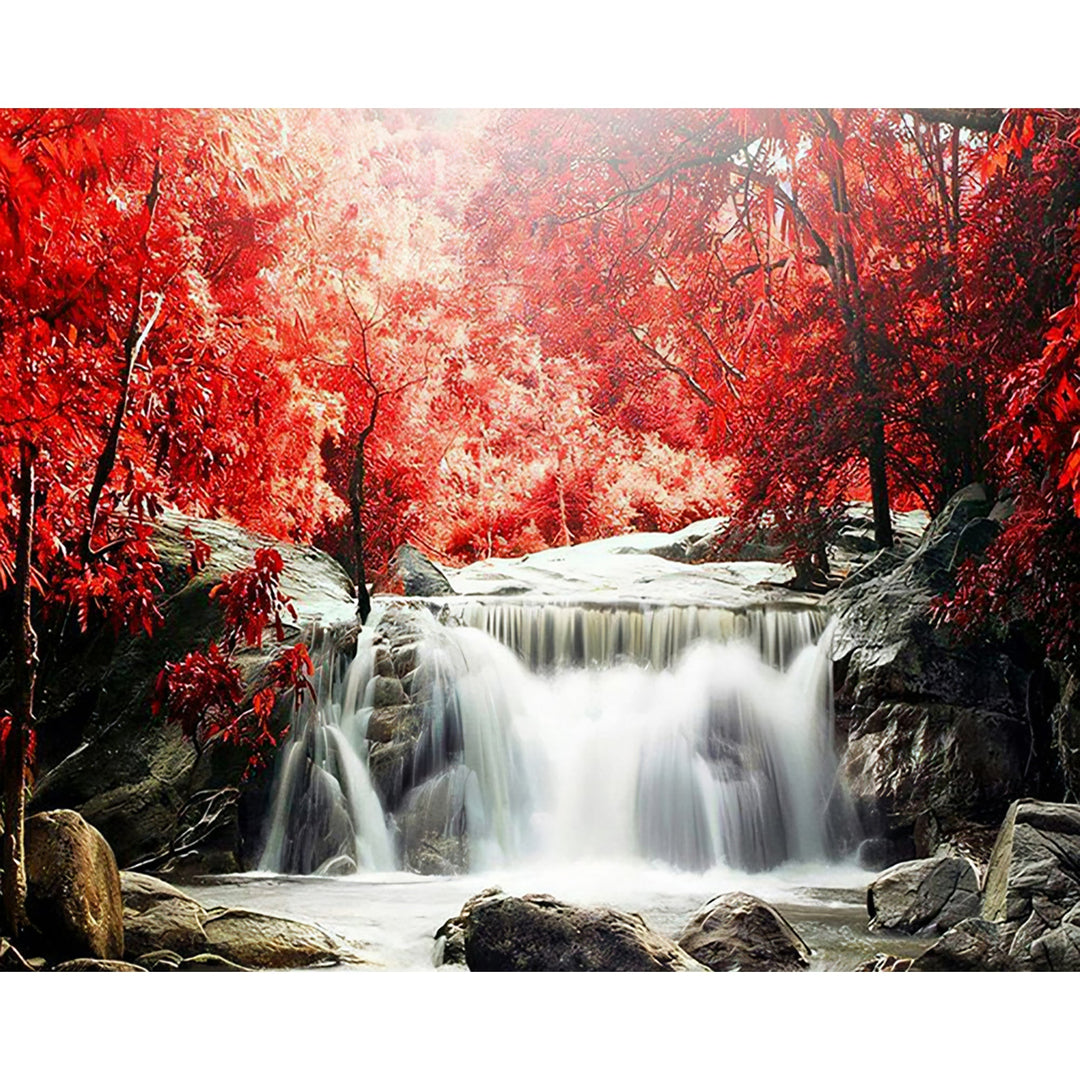 Waterfall Landscape | Diamond Painting