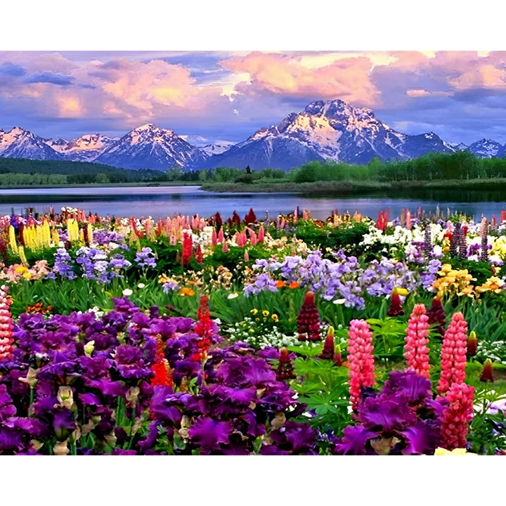 Picturesque Grand Teton | Diamond Painting