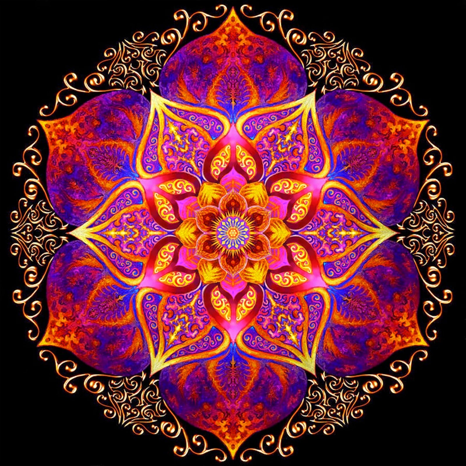 Bright Mandalas | Diamond Painting Design - Full Drill Diamond Art with 5d Square or Round Diamonds - AB Drills Available