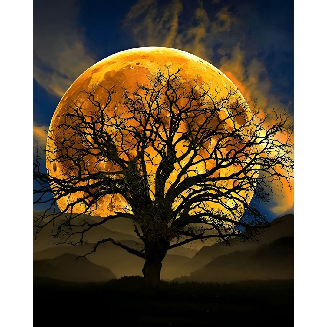 Moon Tree | Diamond Painting