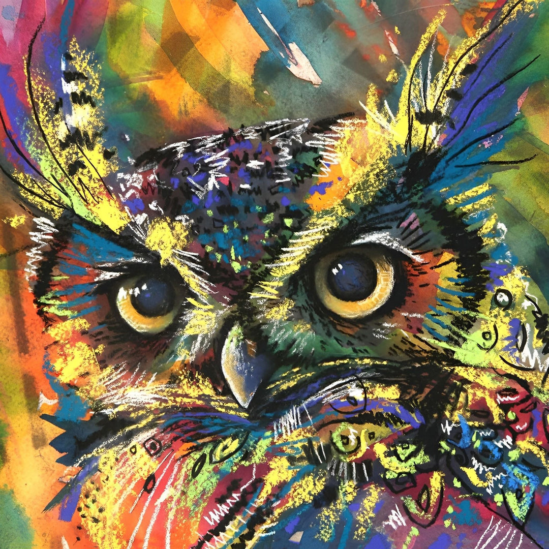 Abstract Owl | Diamond Painting