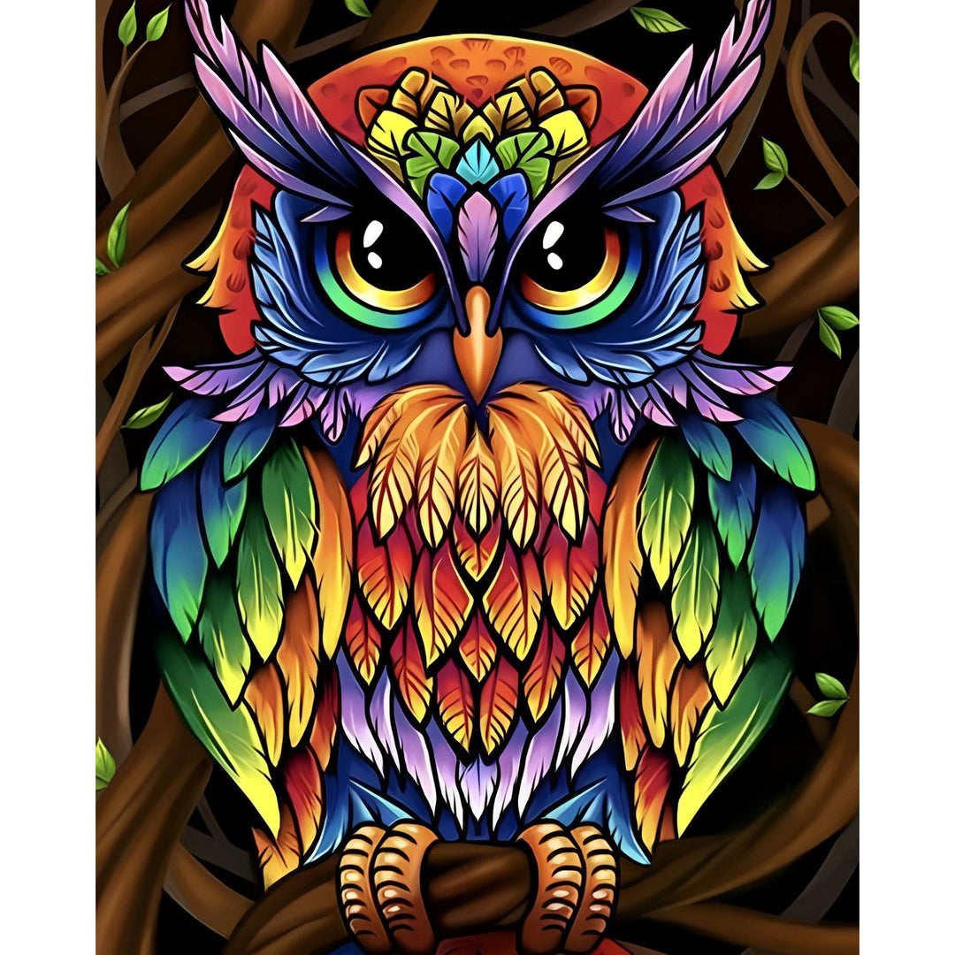 Rainbow Hoot | Diamond Painting