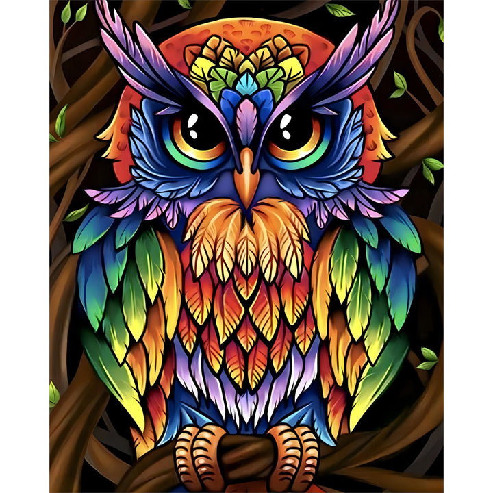 Rainbow Hoot | Diamond Painting