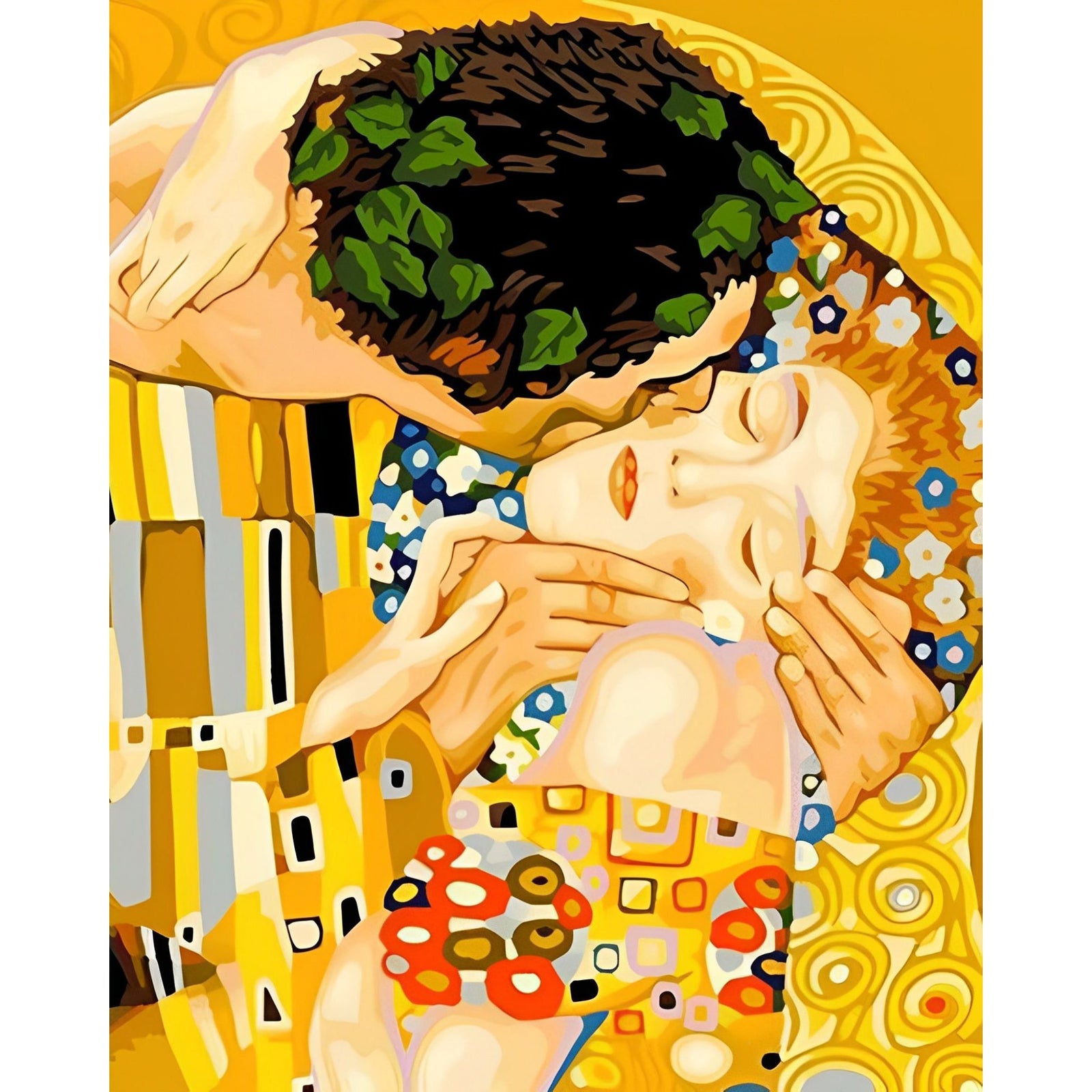 The Kiss - Klimt | Diamond Painting Design - Full Drill Diamond Art with 5d Square or Round Diamonds - AB Drills Available