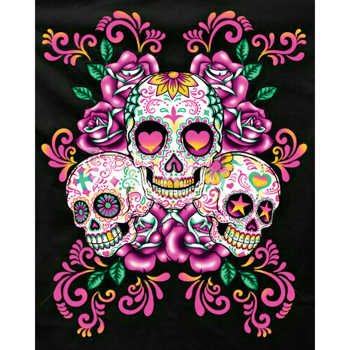 Floral Sugar Skull | Diamond Painting