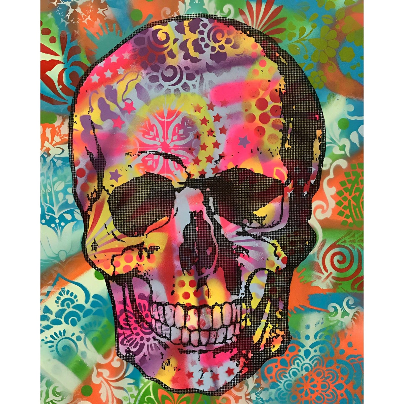 Skull up | Diamond Painting Design - Full Drill Diamond Art with 5d Square or Round Diamonds - AB Drills Available