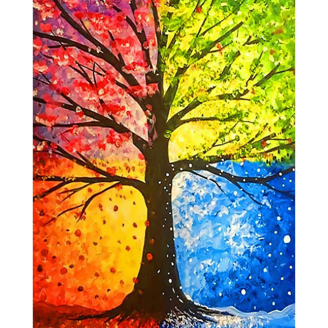 Four season tree | Diamond Painting