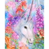 Unicorn | Diamond Painting Design - Full Drill Diamond Art with 5d Square or Round Diamonds - AB Drills Available