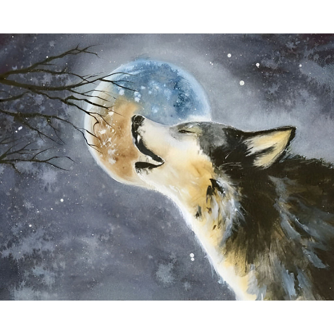 Howling Wolf | Diamond Painting