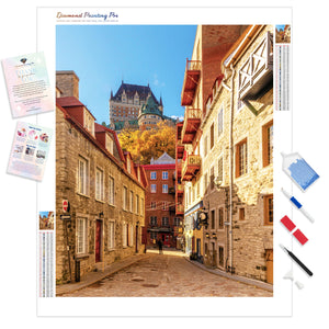 Quebec City Street | Diamond Painting