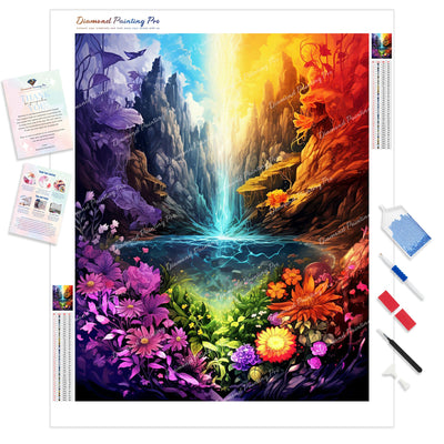 Elemental Escape | Diamond Painting Kit - Full Drill - Square or Round Diamonds with AB Drills Option