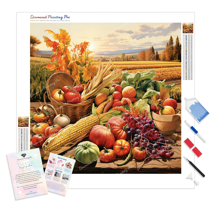 Bountiful Harvest Delight | Diamond Painting