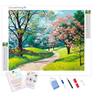 Flowers Bloom in Spring | Diamond Painting