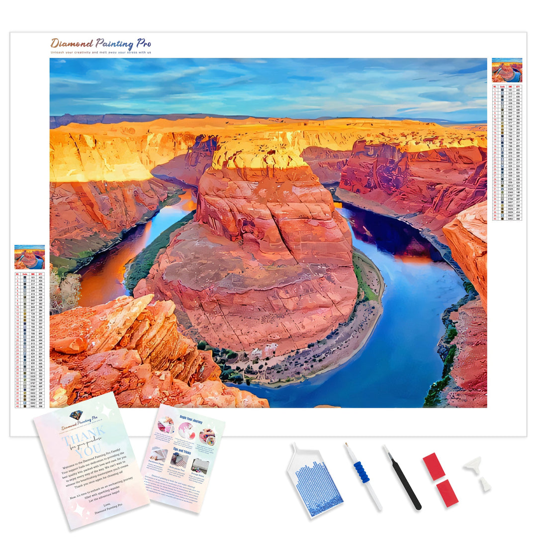 Amazing Grand Canyon Arizona | Diamond Painting Kit - Full Drill - Square or Round Diamonds with AB Drills Option