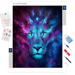 Galaxy Lioness | Diamond Painting