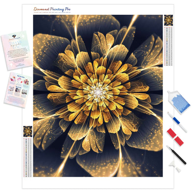 Mandalas Flowers | Diamond Painting Kit - Full Drill - Square or Round Diamonds with AB Drills Option