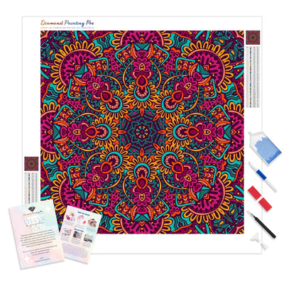 Sacred Mandalas | Diamond Painting Kit - Full Drill - Square or Round Diamonds with AB Drills Option