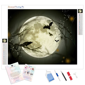 Full Moon on Halloween | Diamond Painting