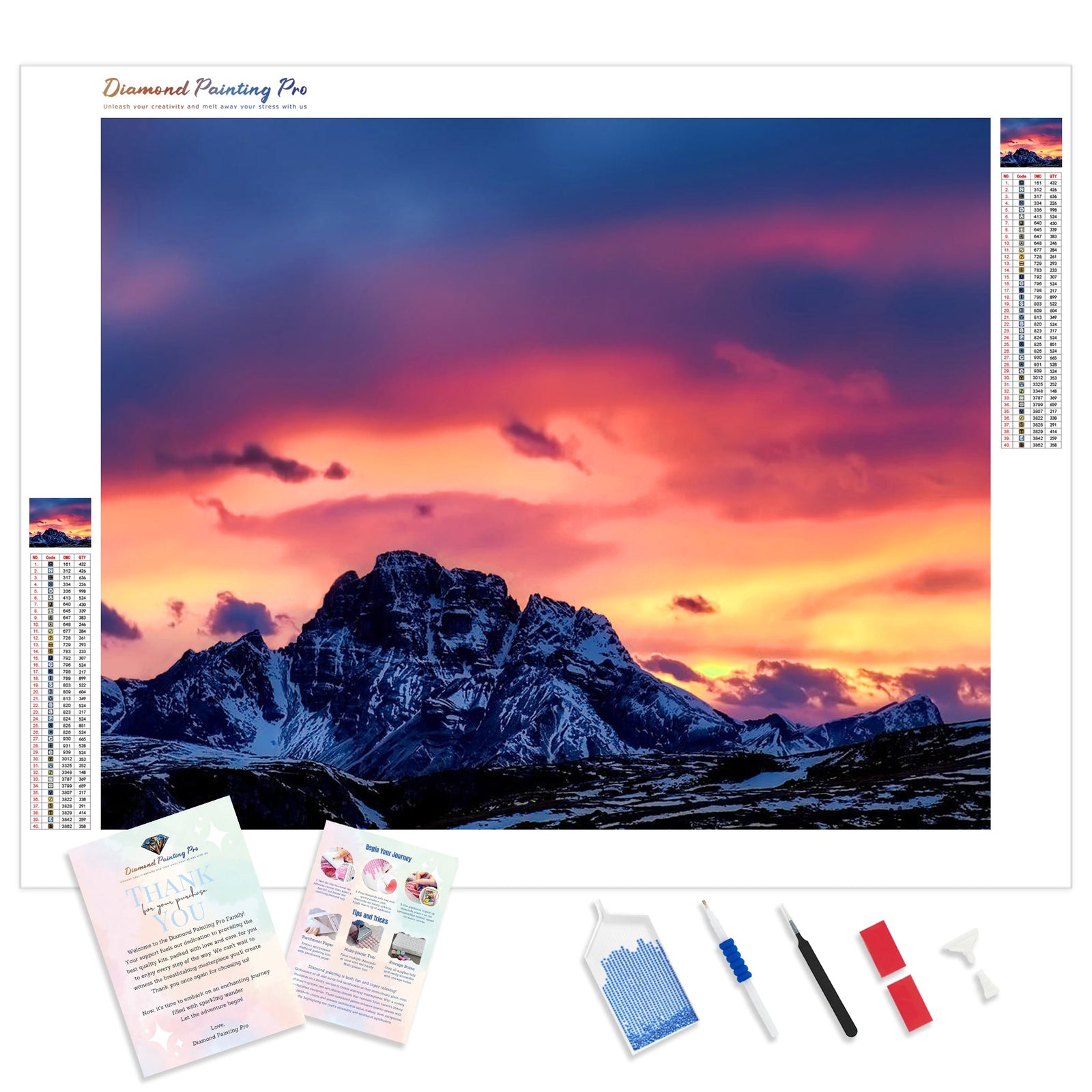 Smell the Sunrise | Diamond Painting Kit - Full Drill - Square or Round Diamonds with AB Drills Option