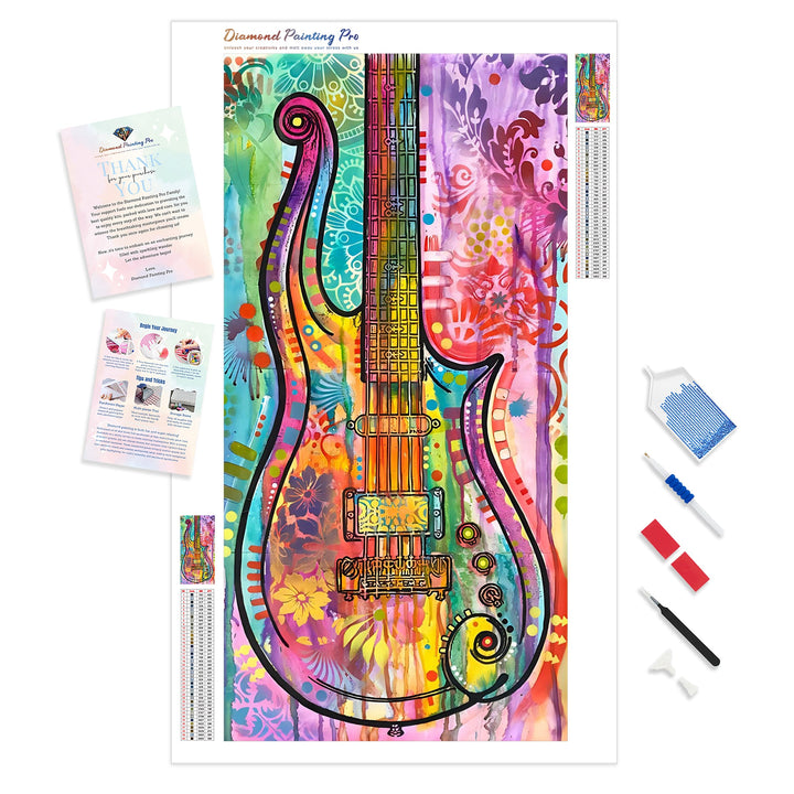 Prince Cloud Guitar | Diamond Painting