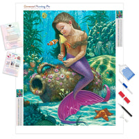 Baby Girl Mermaid | Diamond Painting