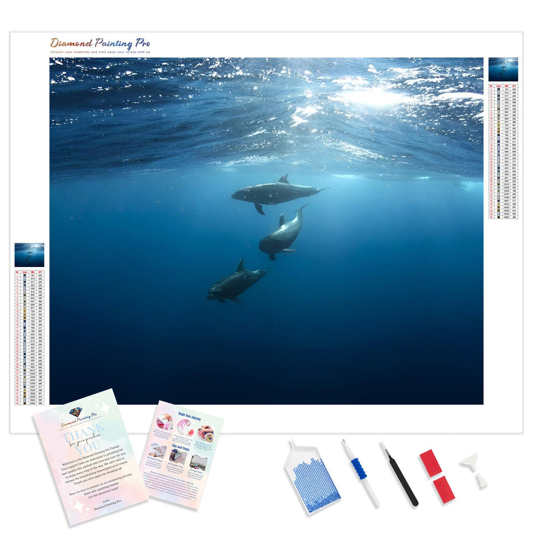 Bottomless Ocean | Diamond Painting Kit - Full Drill - Square or Round Diamonds with AB Drills Option