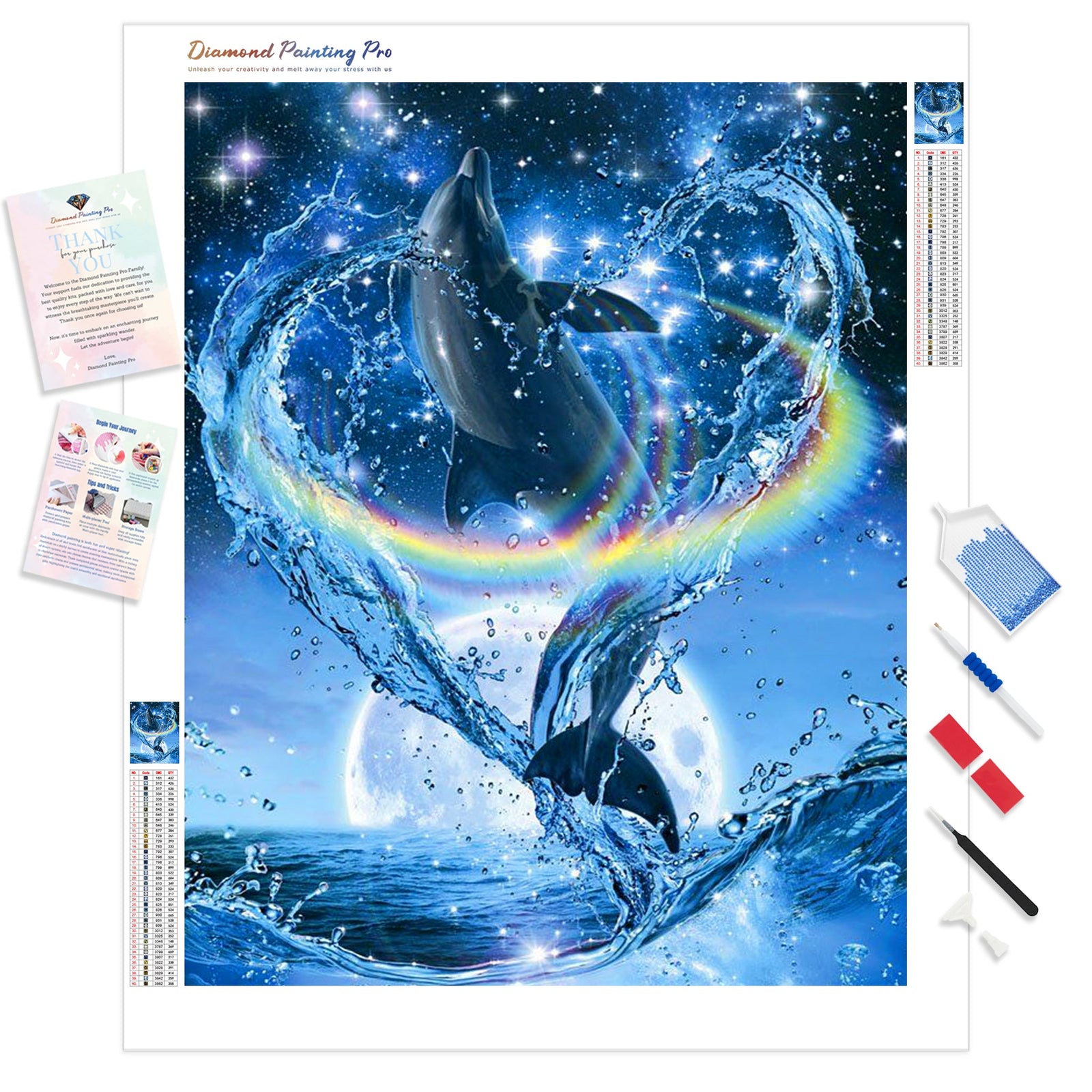 Ocean Dreams | Diamond Painting Kit - Full Drill - Square or Round Diamonds with AB Drills Option