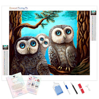 Three Little Hoots | Diamond Painting