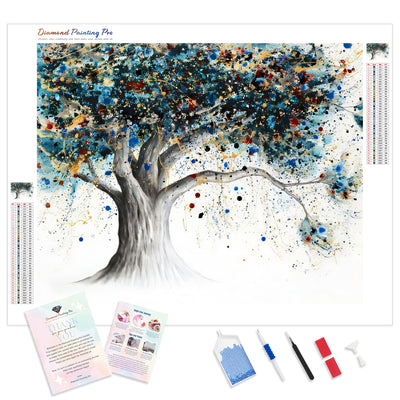 The Midnight Potion Tree | Diamond Painting Kit - Full Drill - Square or Round Diamonds with AB Drills Option