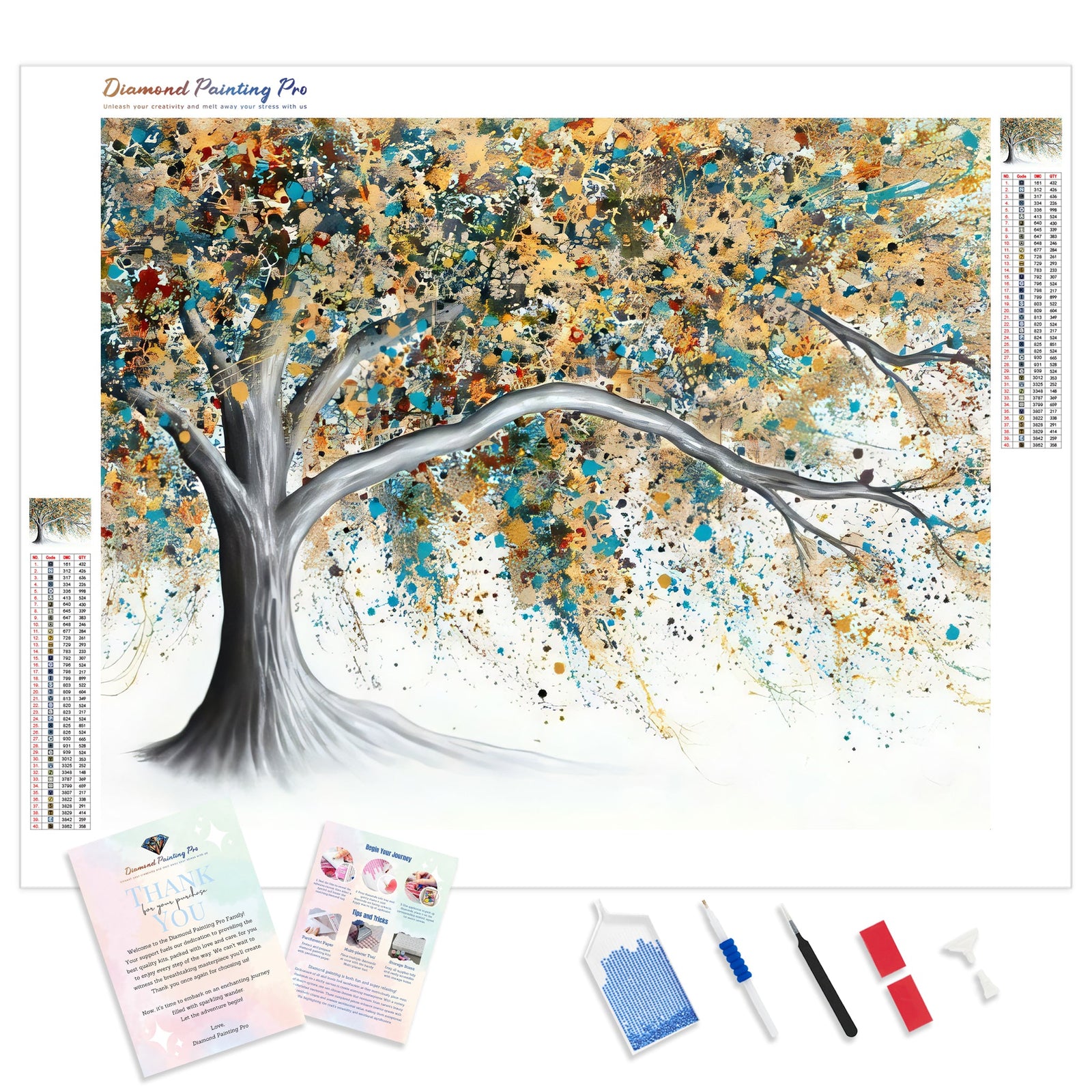 Western Breeze Tree | Diamond Painting Kit - Full Drill - Square or Round Diamonds with AB Drills Option