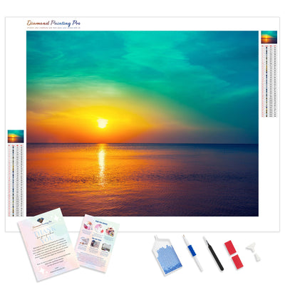 Rainbow Skies Sunset | Diamond Painting