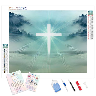 Faith Love Hope | Diamond Painting Kit - Full Drill - Square or Round Diamonds with AB Drills Option