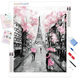 Eiffel Tower Romance | Diamond Painting Kit - Full Drill - Square or Round Diamonds with AB Drills Option